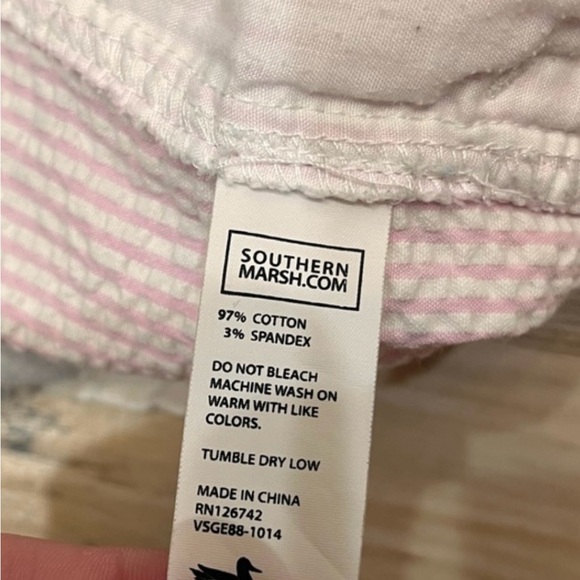 Southern marsh women’s seersucker shorts - Picture 5 of 5